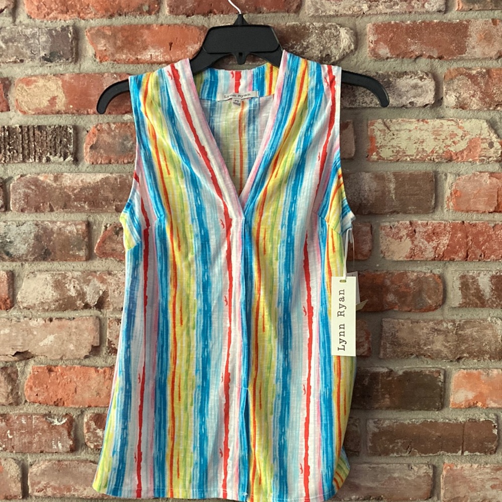 Lynn Ryan  Multi-Color Tee P/S